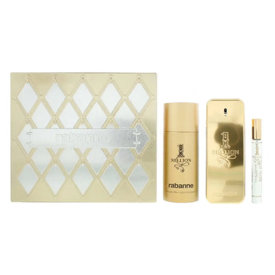PACO RABANNE 1 MILLION EDT 100ML + 150ML DEO + 10ML SET FOR MEN