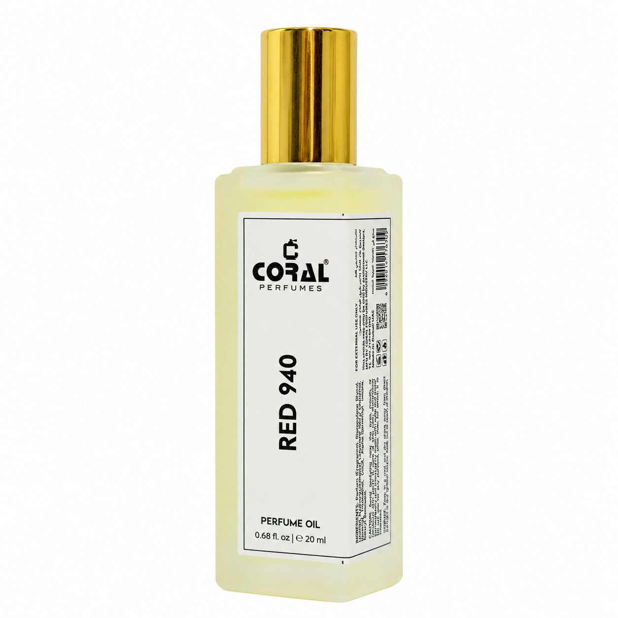 Coral Red 940 Perfume Oil 20 ML Inspired By Baccarat Rouge 540