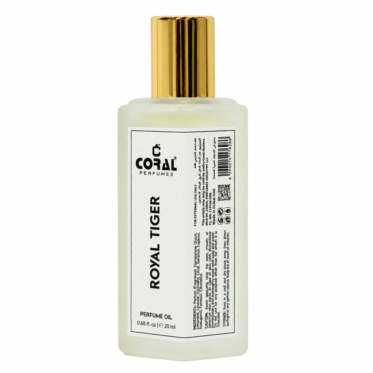 Coral Royal Tiger Perfume Oil 20 ML Inspired By Bvlgari Tygar