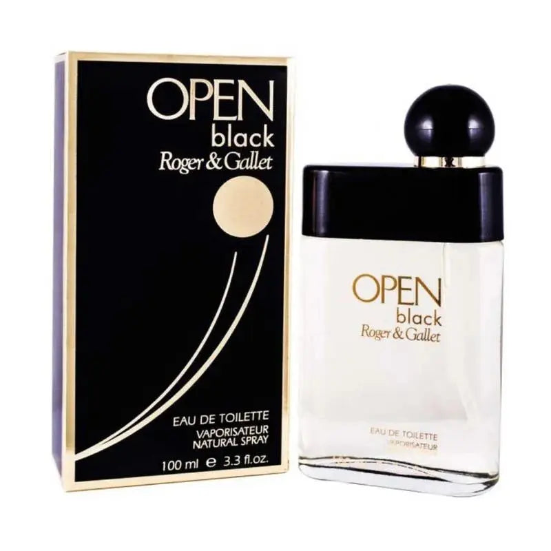 roger gallet open black for men edt 100ml