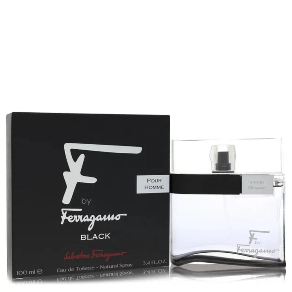 salvatore ferragamo f by black for men edt 100ml