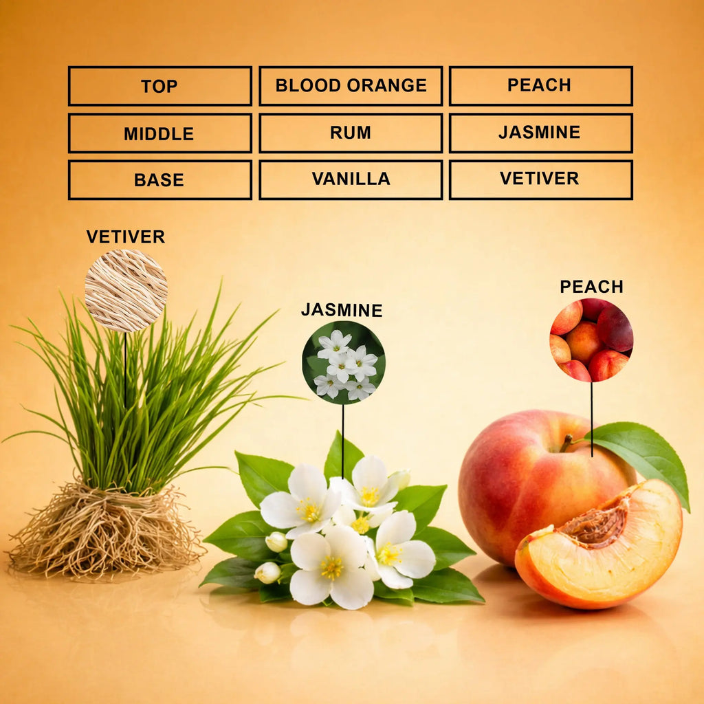 velvet peach perfume oil inspired by bitter peach