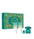 VERSACE CRYSTAL EMERALD EDP 90ML+5ML+BL 100ML+SG 100ML SET