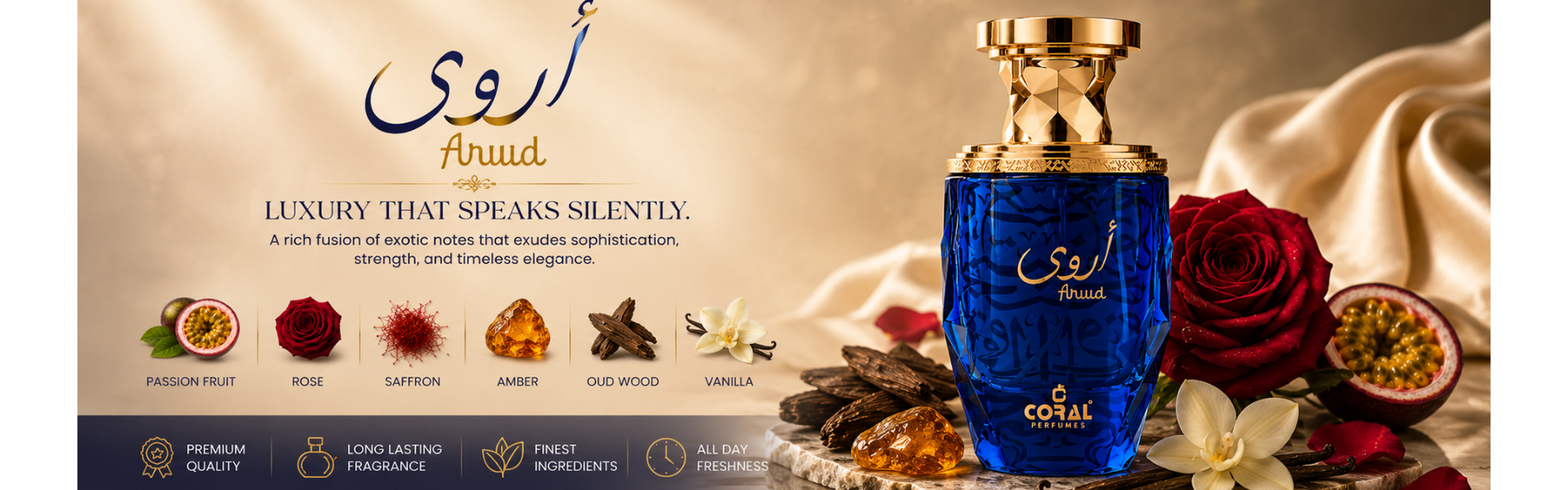 Coral Arwa For Unisex Extrait De Parfum 100ml