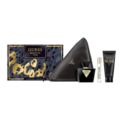 GUESS SEDUCTIVE NOIR EDT 75ML +15ML + BL 100ML +POUCH SET FOR WOMEN