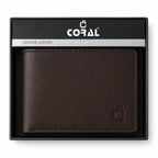 CORAL GENTS BROWN WALLET CR 667 9004