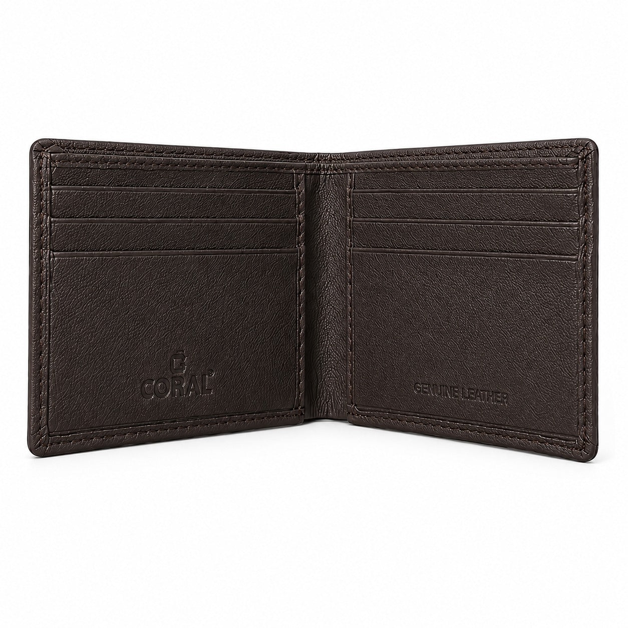 CORAL GENTS BROWN WALLET CR 667 9004