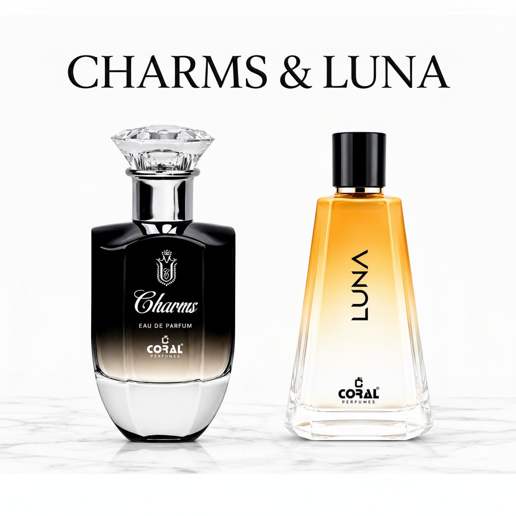 Coral Charms & Luna Perfume Combo Set