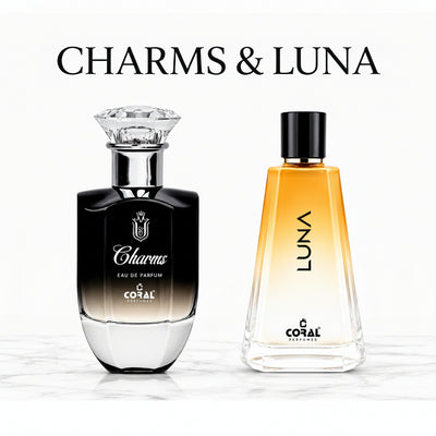 Coral Charms & Luna Perfume Combo Set