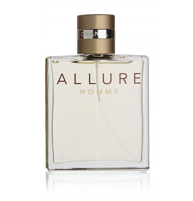 Chanel Allure For Men Eau De Toilette 100ml bottle with sleek packaging, elegant design, and branding visible.