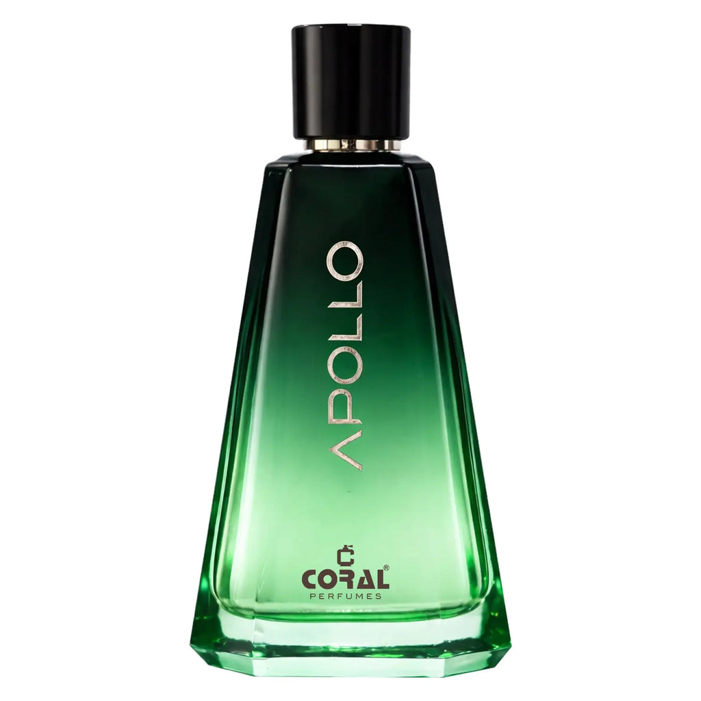 Unisex Coral Apollo EDP perfume bottle in 100ml size with a sleek design from Bin Kamal Perfumes.