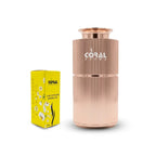 Coral Aroma Explore Car Diffuser - Rose Gold + 20Ml Oil