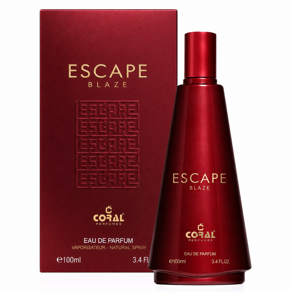 Escape Blaze For Men Eau De Parfum 100ml Buy 5 Get 1 Free