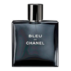 Chanel Bleu for Men Eau De Toilette 150ml bottle with sleek design, displayed on a neutral background