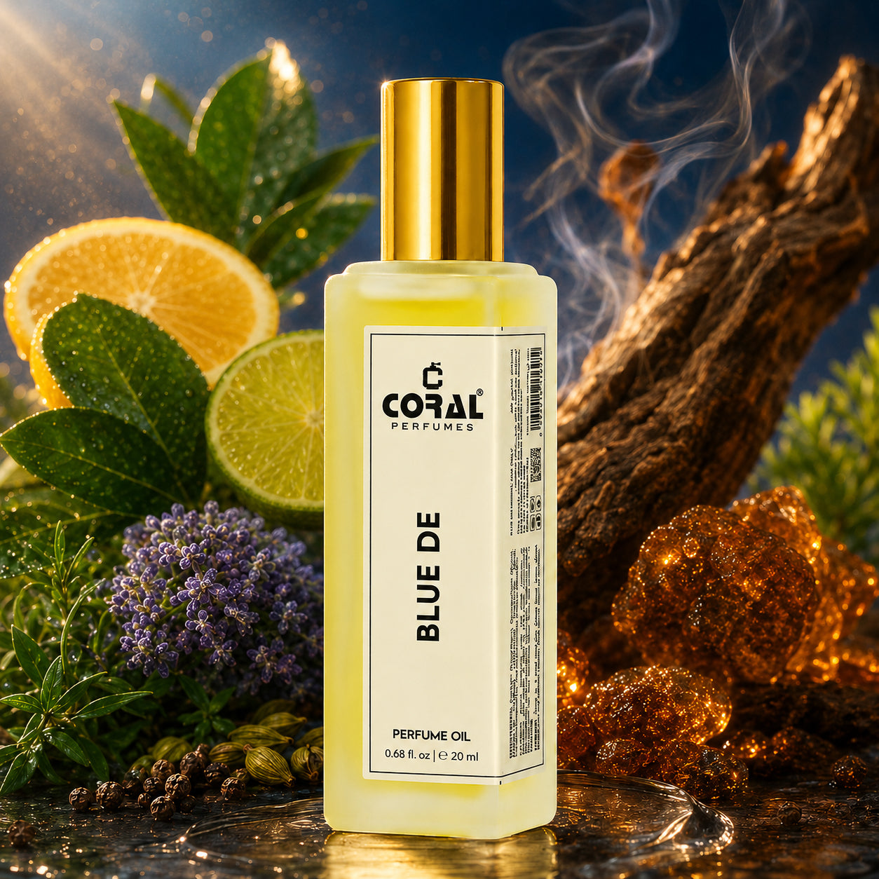 Coral Blue De Perfume Oil 20 ML Inspired By Bleu de Chanel