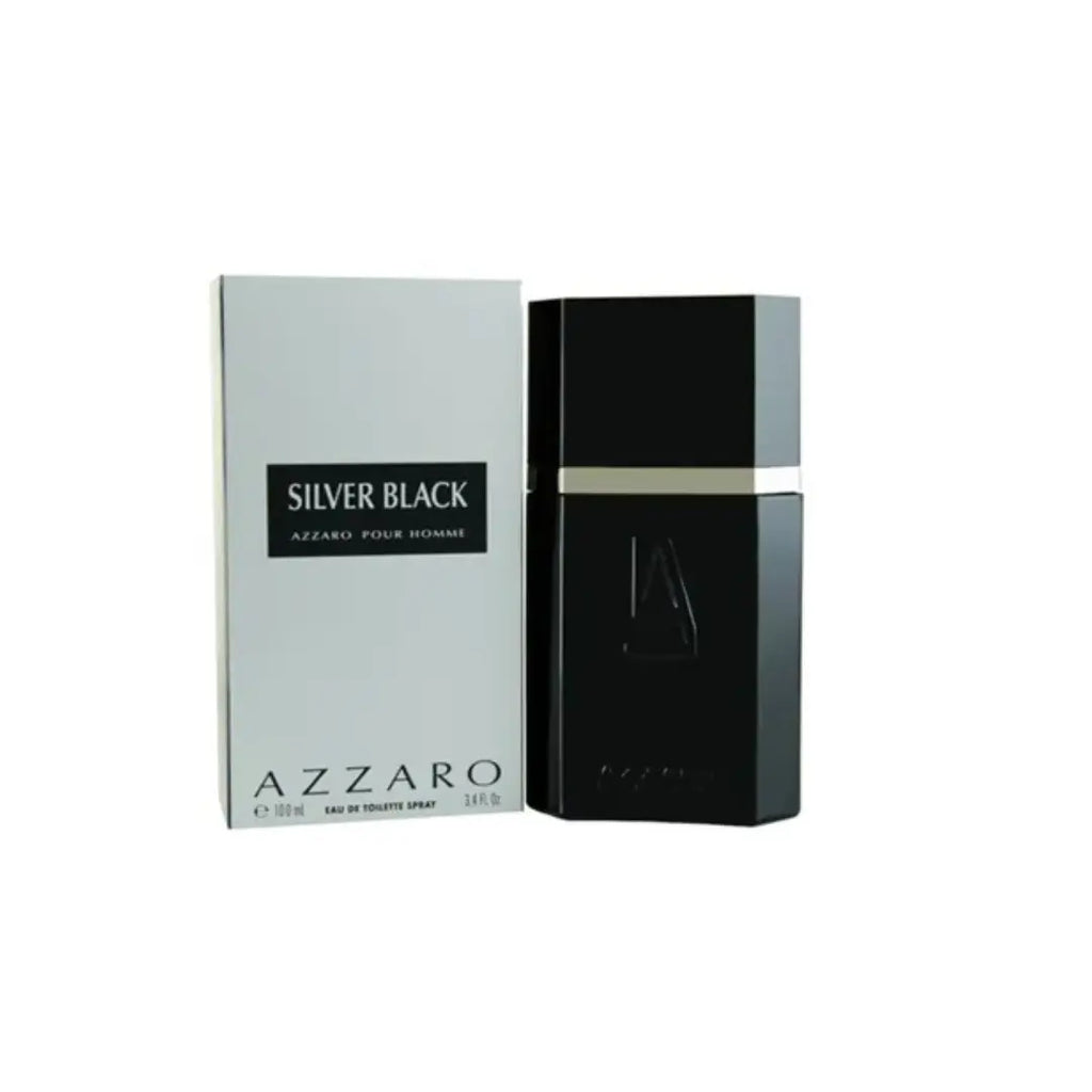 Azzaro Silver Black For Men EDT 100Ml Bin Kamal Perfumes