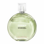 Chanel Chance Eau Fraiche for Women 100ml Eau de Toilette bottle with sleek design and floral accents on the packaging.