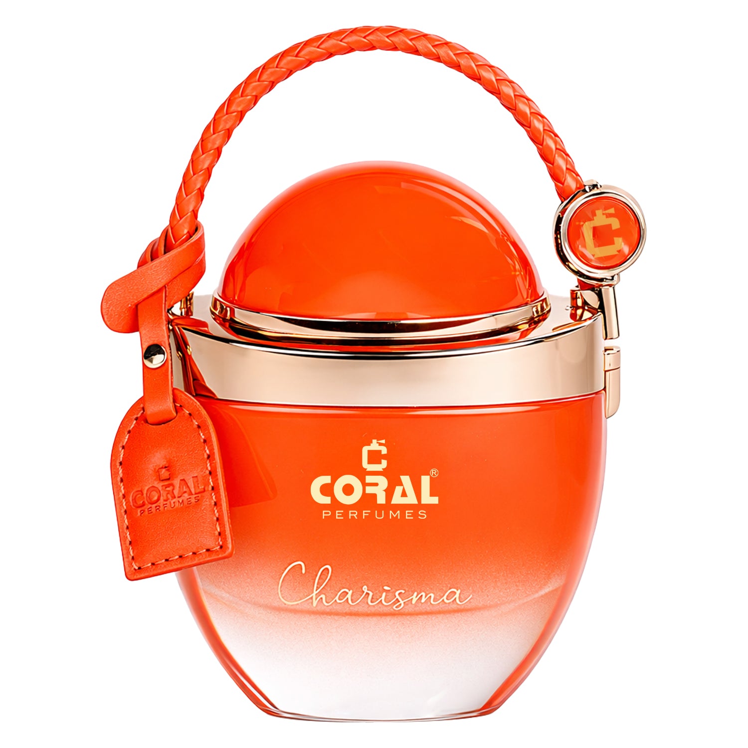 Bin Kamal Coral Charisma for Women Extrait de Parfum 80ml bottle with elegant floral and fruity design.