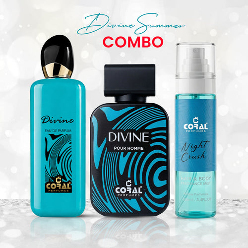 Divine Summer Combo For Men & Women - 3 x 100ml