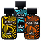 Coral Divine, Sunshine & Heaven For Men EDP Combo - 3 x 100ml