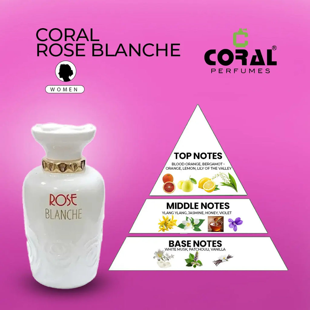 rose blanche for women eau de parfum 80ml