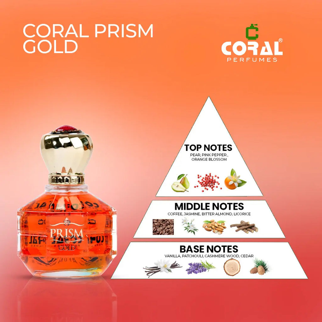 coral prism gold for women eau de parfum 100ml