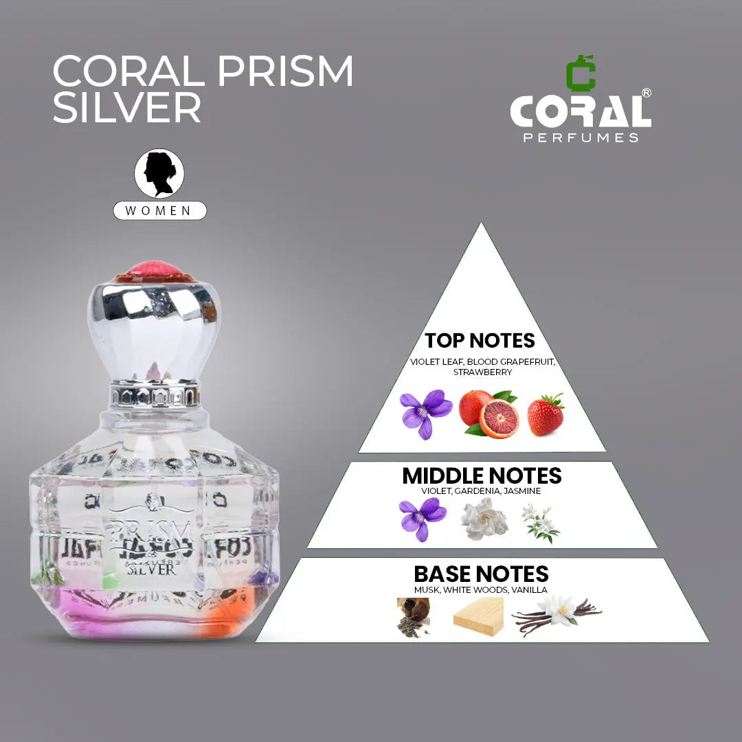 coral prism silver for women eau de parfum 100ml