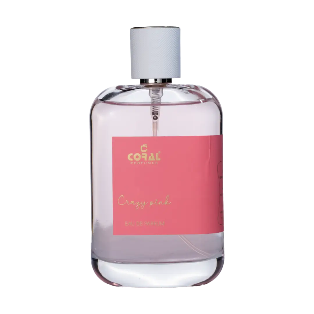 Bin Kamal Crazy Pink EDP perfume bottle in vibrant pink with a sleek design, 200ml, showcasing the luxurious fragrance.