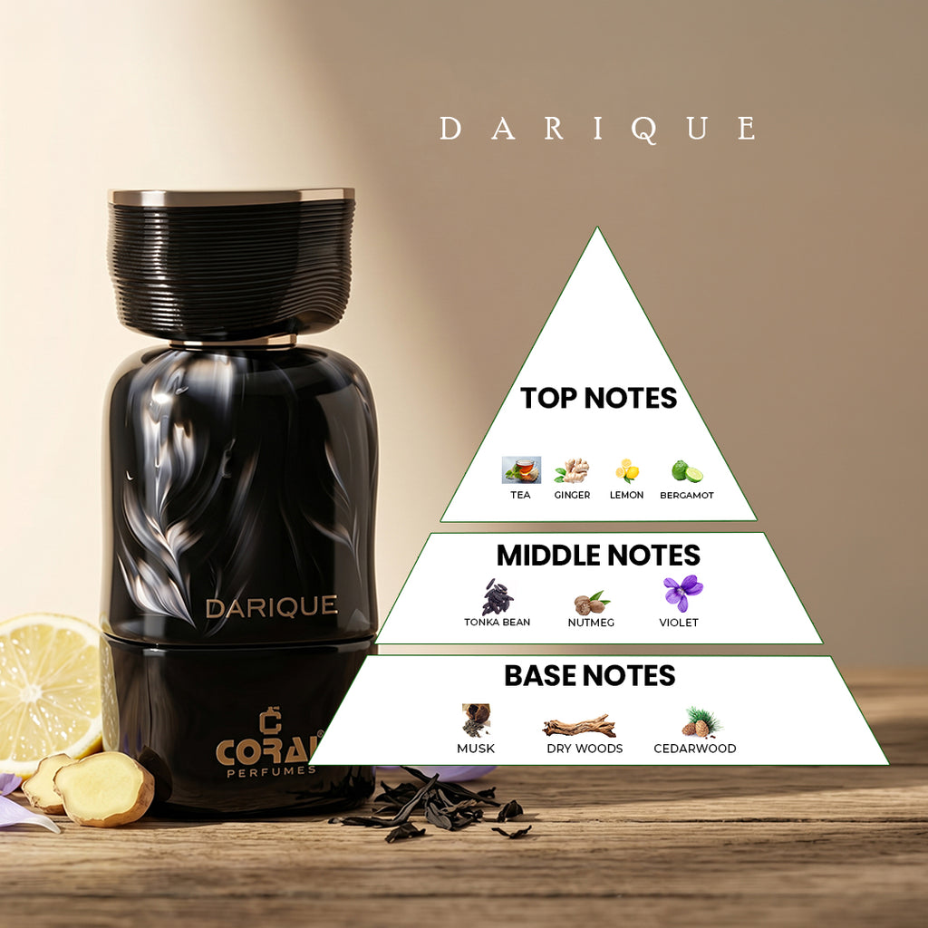 Coral Darique For Men Extrait De Parfum 100ml – Premium Long Lasting Fresh Woody Signature Scent | Designed for Confident Men