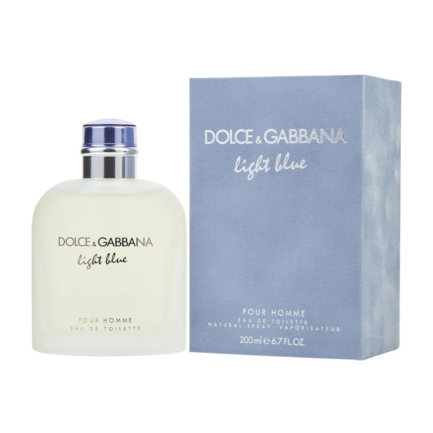 dolce gabbana light blue for men edt 200ml