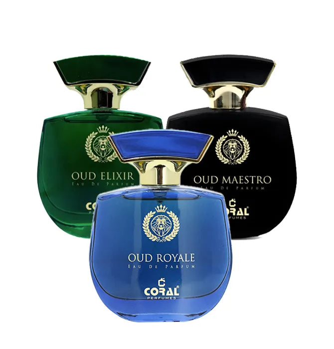 Oud Elixir + Oud Royale + Oud Maestro Eau De Parfum 100Ml Combo