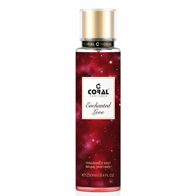 coral enchanted love fragrance mist for women