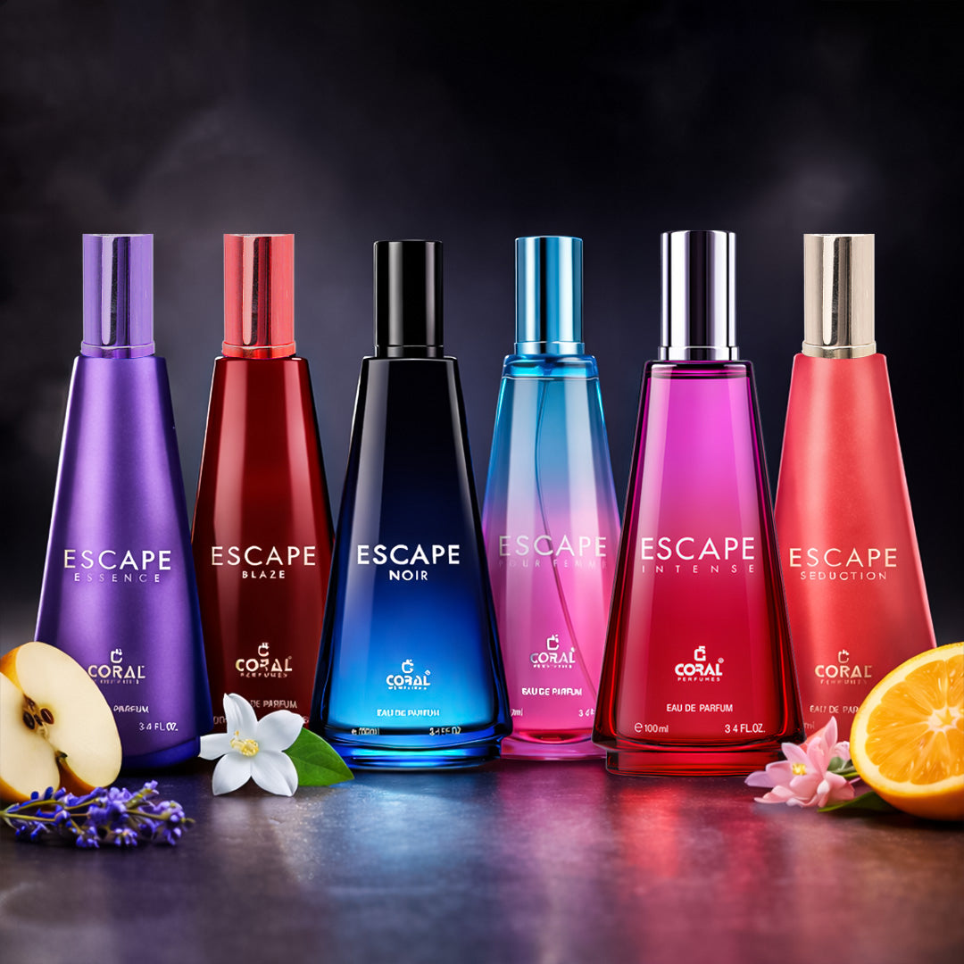 Escape Collection For Men & Women 100Ml x 6 Mixed Combo Pack