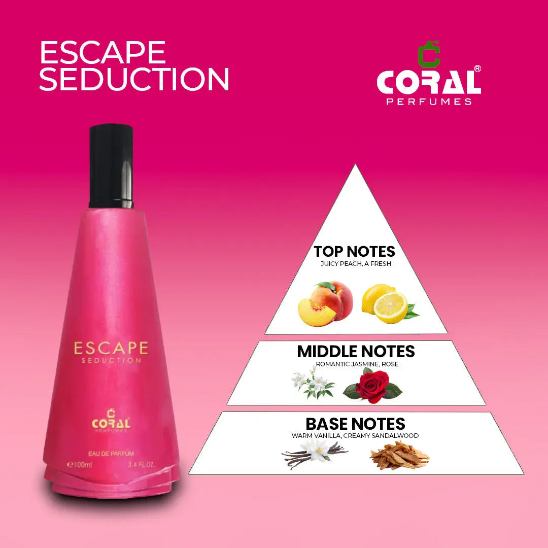 coral escape seduction eau de parfum 100ml