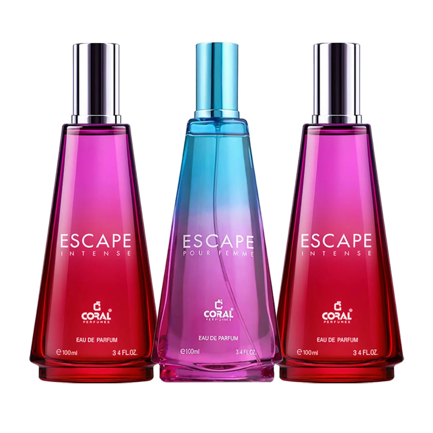 coral escape intense pour femme combo for women