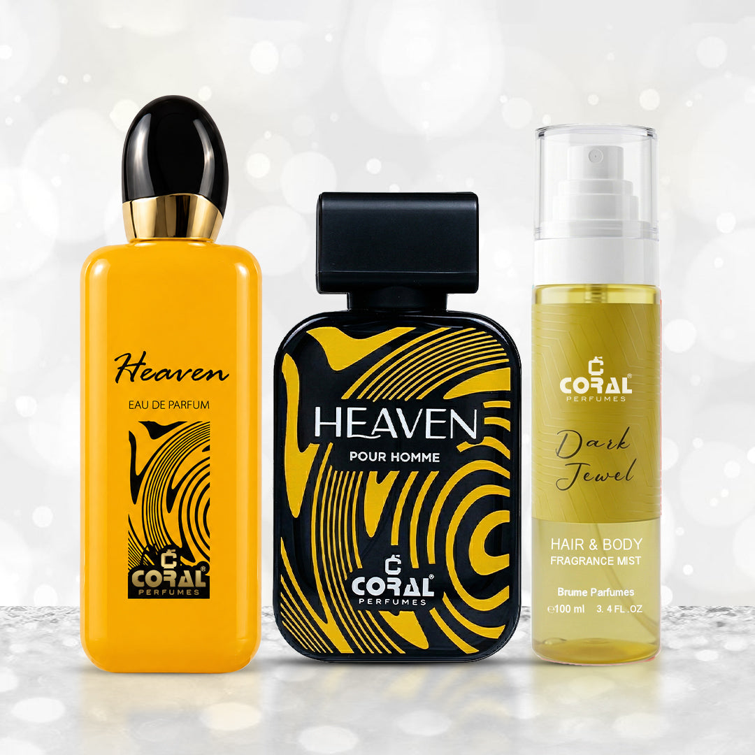 Heaven Summer Combo For Men & Women - 3 x 100ml