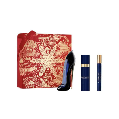 CAROLINA HERRERA GOOD GIRL EDP 80ML+HM 30ML+SPRAY 10ML SET FOR WOMEN