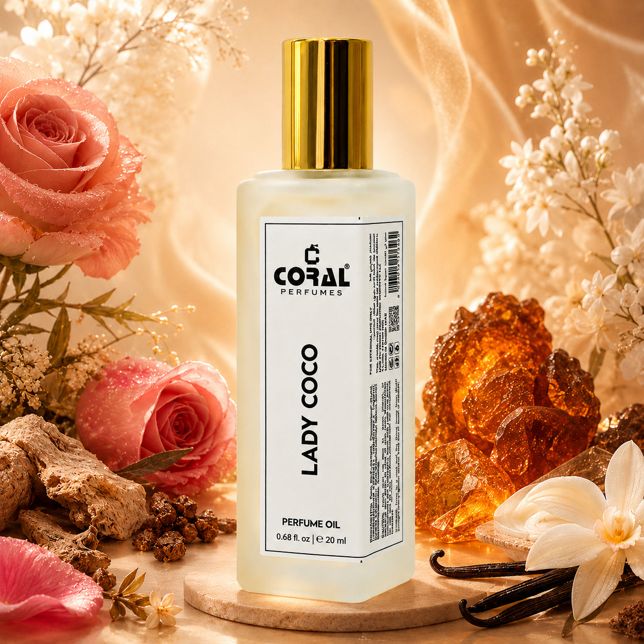 Coral Lady Coco Perfume Oil 20 ML Inspired By Coco Mademoiselle
