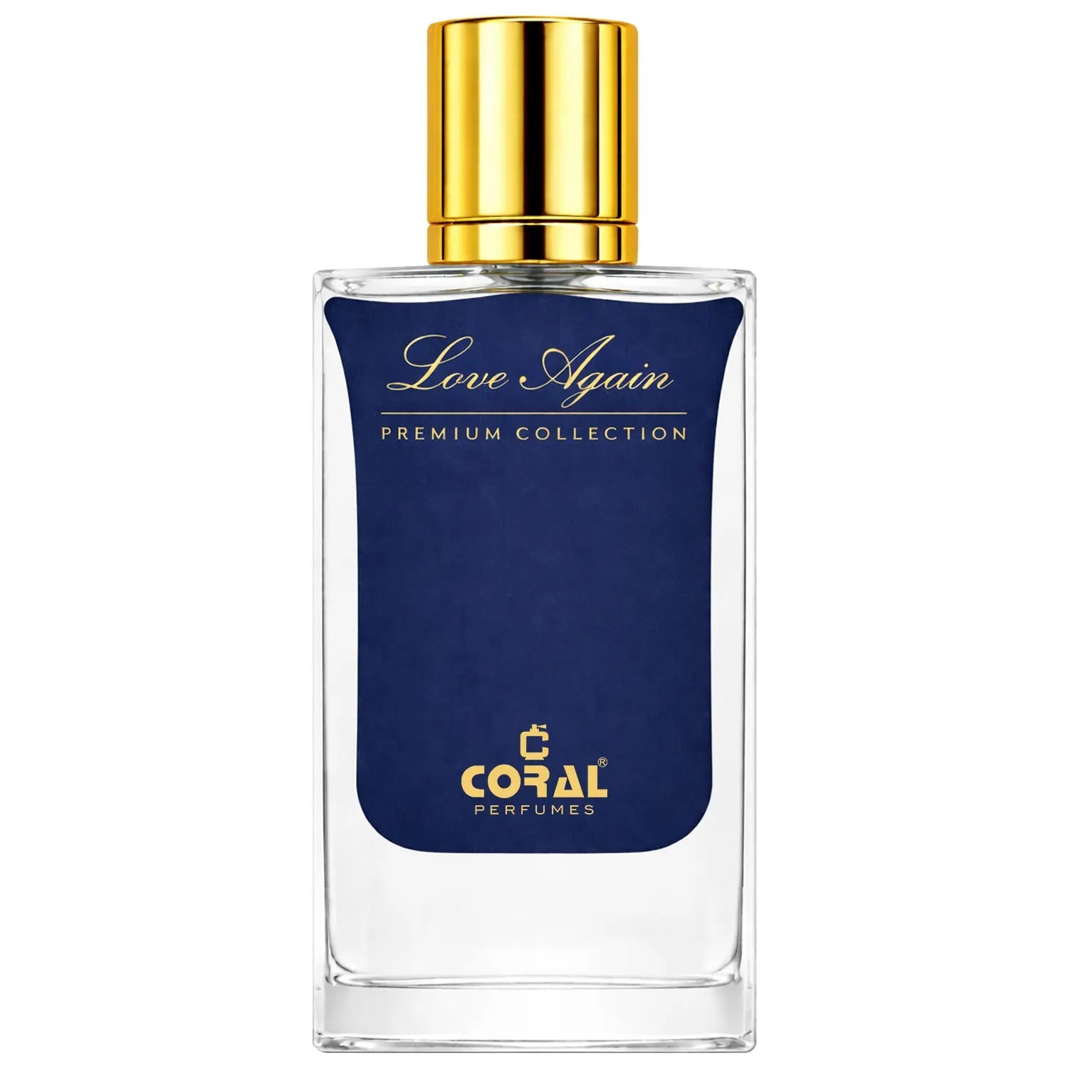 Coral Love Again unisex perfume bottle from Bin Kamal Perfumes' Premium Collection, 60ml extrait de parfum with elegant design.