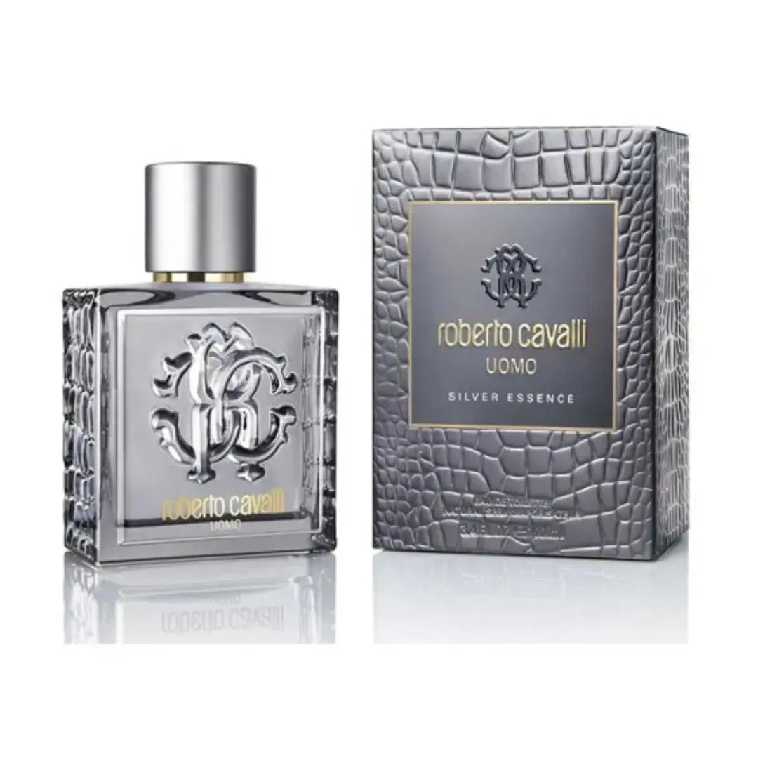 roberto cavalli uomo silver essence for men edt 100ml