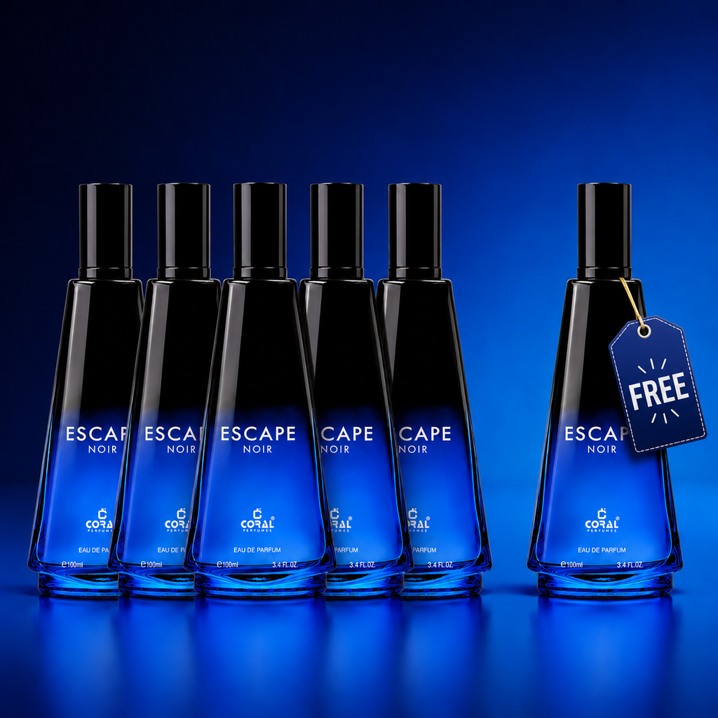 Escape Noir For Men Eau De Parfum 100ml Buy 5 Get 1 Free