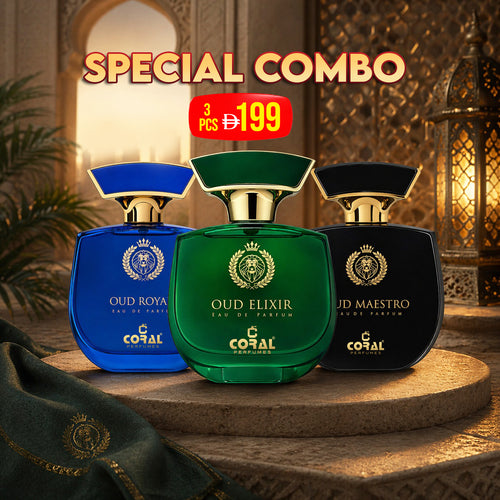 Oud Elixir + Oud Royale + Oud Maestro Eau De Parfum 100Ml Combo