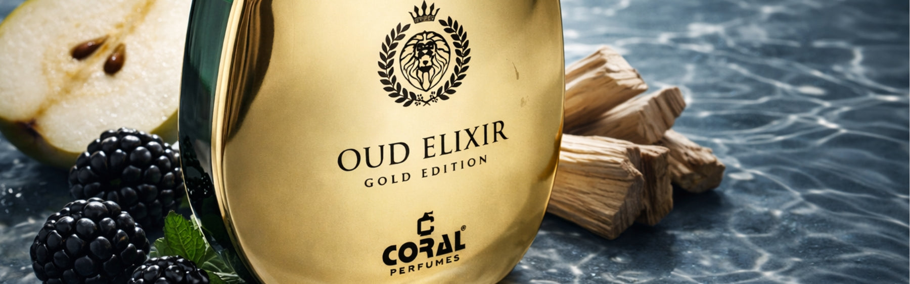 Coral Oud Elixir Gold Edition For Unisex Extrait De Parfum 100ml