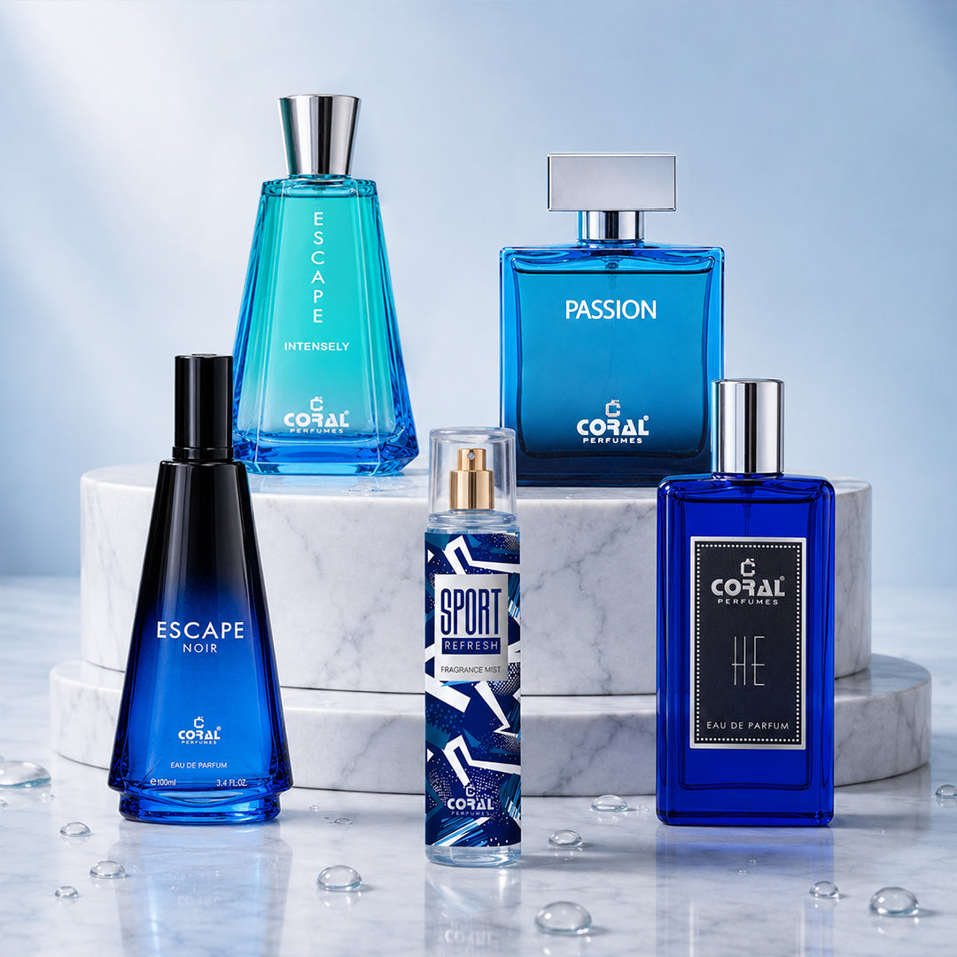 Coral Blue Horizon Collection – 5 PCS Combo