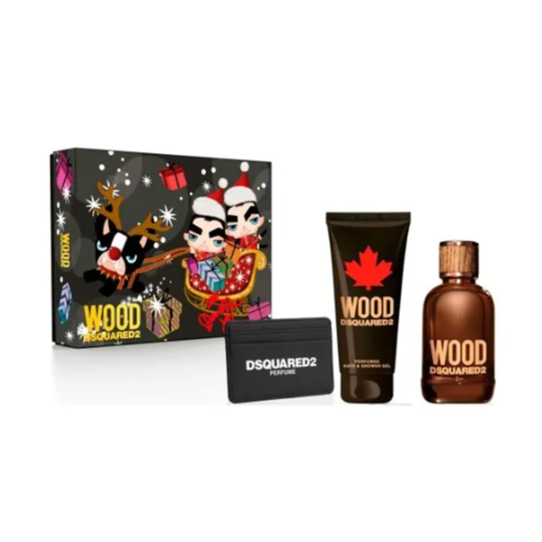 DSQUARED2 WOOD POUR HOMME EDT 100ML SET FOR MEN