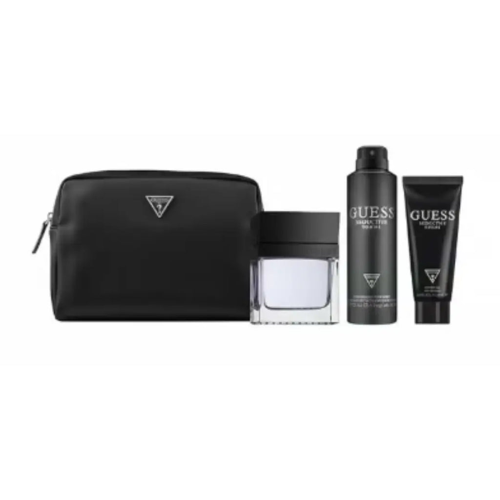 GUESS SEDUCTIVE HOMME 100 ML SET + POUCH FOR MEN