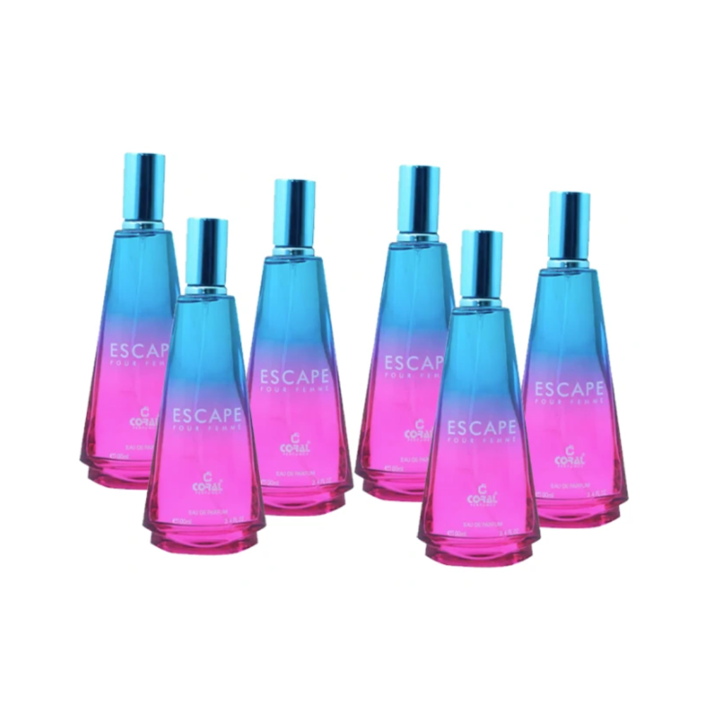 Escape Pour Femme For Women Eau De Parfum 100Ml (3x2) 6 Pcs Pack