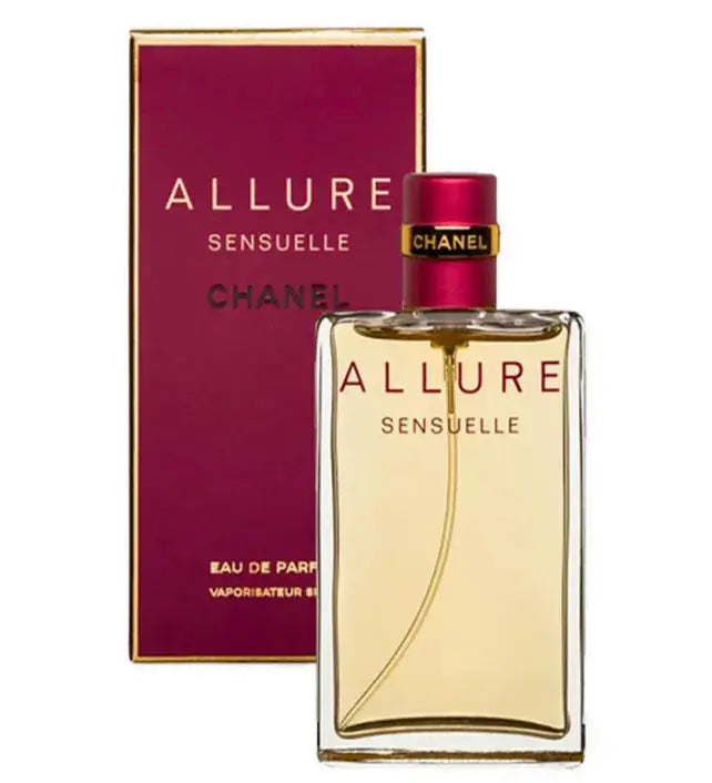Chanel Allure Sensuelle Eau de Parfum for women in a 100ml bottle, featuring elegant fragrance packaging.