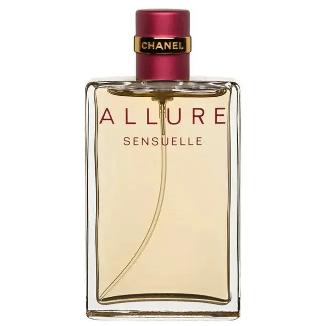 Chanel Allure Sensuelle women's Eau de Parfum 50ml bottle with elegant design, showcasing the luxurious fragrance.