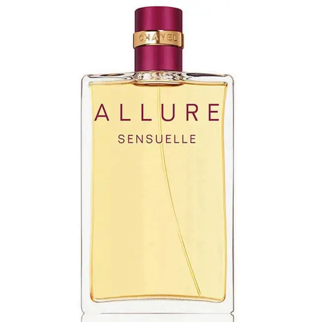 Chanel Allure Sensuelle women's Eau de Parfum 100ml bottle with elegant packaging and floral design.